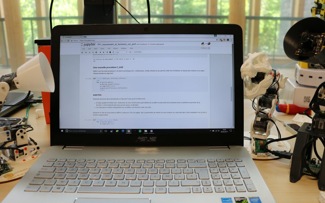 Tutoriel découverte : Poppy Ergo Jr et Python