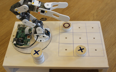 Poppy Ergo Jr joue à Tic-Tac-Toe (Arduino)